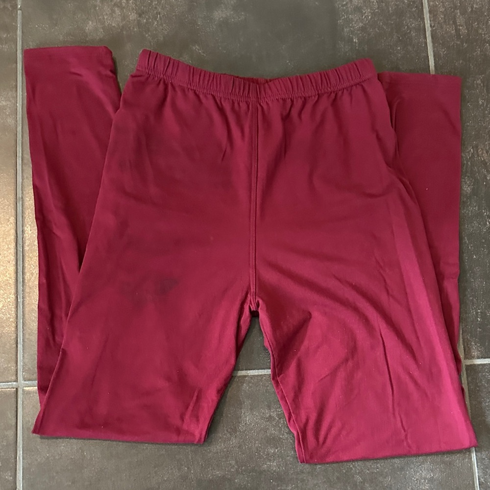 New Mix Burgundy Leggings
